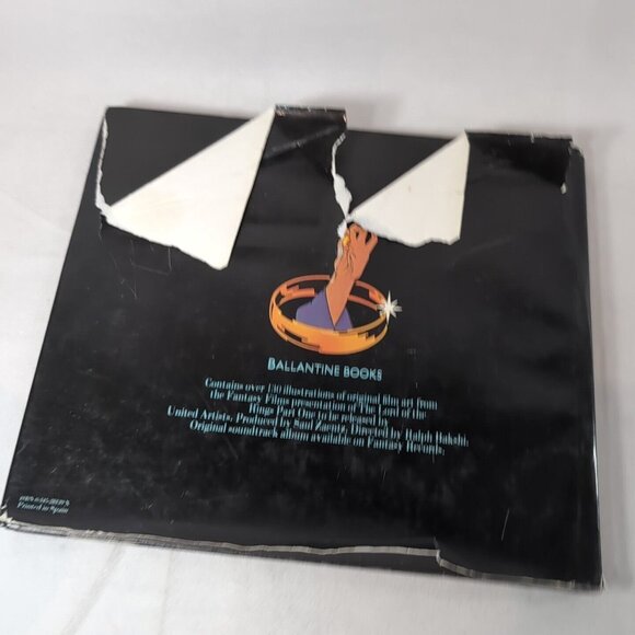 Film Book of Lord of the Rings LOTR JRR Tolkien Hardcover Picture 1978 - Picture 2 of 11